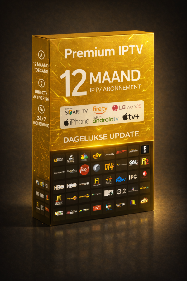 12 Maanden IPTV Abonnement