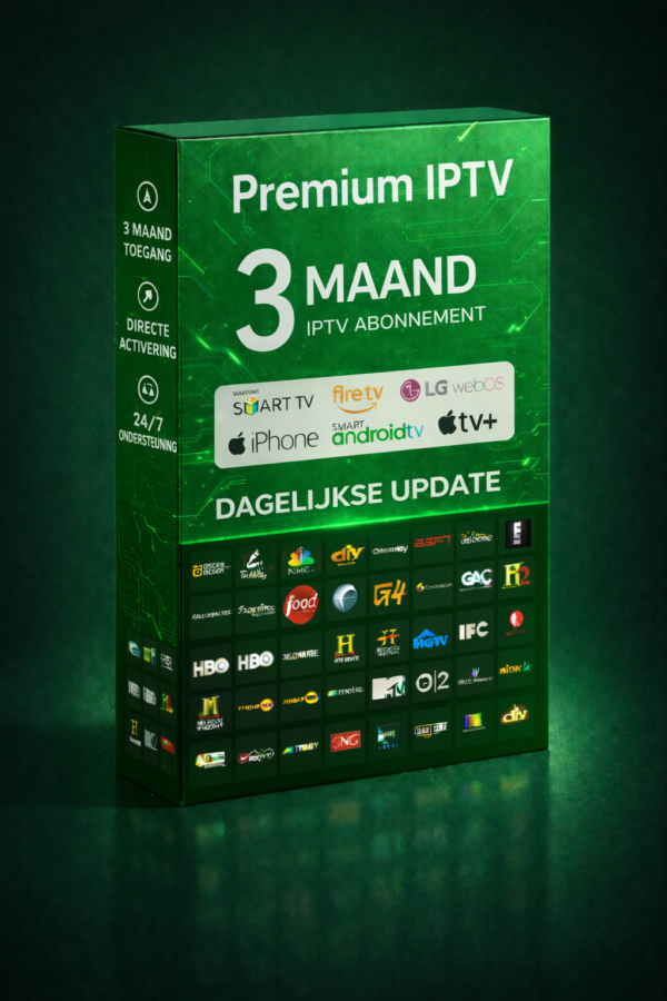 3 Maanden IPTV Abonnement